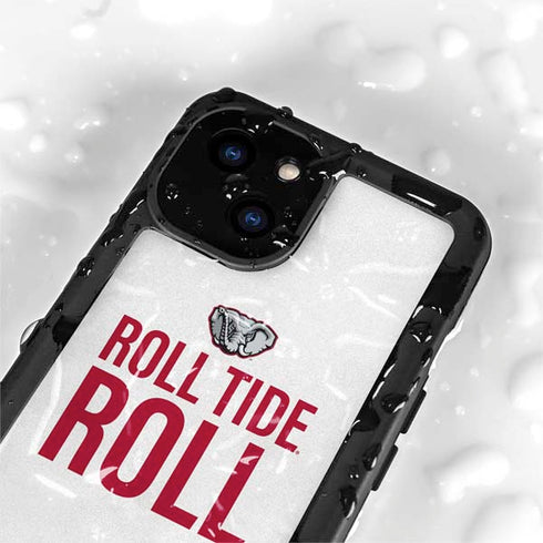 University of Alabama Crimson Roll Tide iPhone 15 Plus Waterproof Case